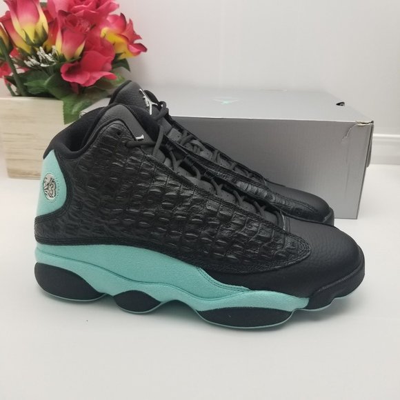 Air Jordan 13 Retro Island Green Black Metallic - Picture 6 of 6